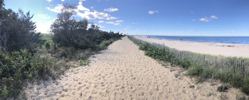 caumsett beach path
